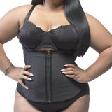 Plus Size "Clip & Zip" Waist Trainer - Triple Hook and Zippered Body Shaper!