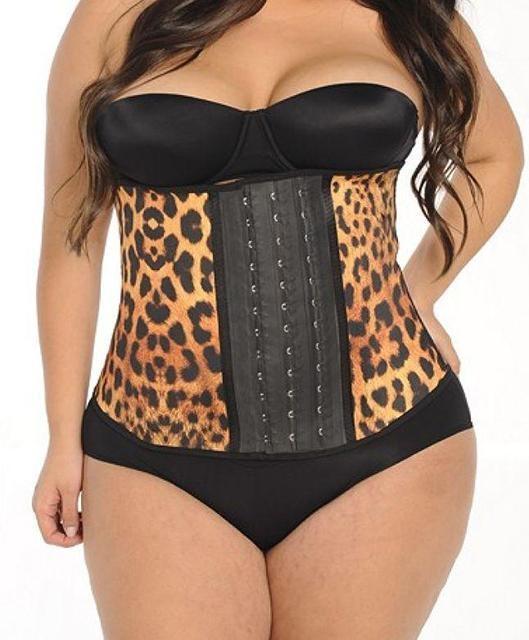 Plus Size Leopard Waist Trainer ~ Kardashian Animal Print Cincher 💖