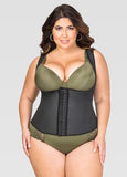 Plus Size 3 Hook Waist Trainer ~ Posture Improving Cincher!