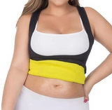 Plus Size Sauna Tank Top Sweat Body Shaper - Ab & Waist Slimming Weight Loss