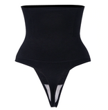 High Waisted Body Shaper Thong - Compression Tummy Control