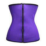 "Clip & Zip" Waist Trainer - Triple Hook and Zippered Body Shaper!