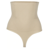 High Waisted Body Shaper Thong - Compression Tummy Control