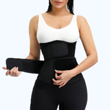 Latex Waist Trainer - Double Compression Straps with Supportive Zipper!