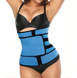 Waist Trainer Fitness Band - Supportive Velcro Straps & Zipper!