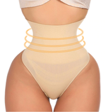 High Waisted Body Shaper Thong - Compression Tummy Control