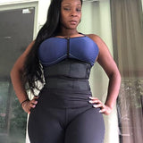 Latex Waist Trainer - Double Compression Straps ~ with Supportive Zipper!