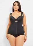 Plus Size Waist Trainer - 3 Hook Cincher with Supportive Zipper!