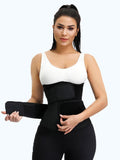 Latex Waist Trainer - Double Compression Straps with Supportive Zipper!