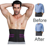 Premium Waist Trainer for Men - 3 Adjustable Hooks