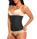 Latex Triple Hook Zippered Body Shaper! - "Clip & Zip" Waist Trainer