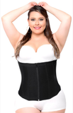 Plus Size "Clip & Zip" Waist Trainer - Triple Hook and Zippered Body Shaper!