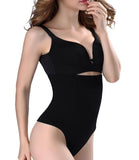 High Waisted Body Shaper Thong - Compression Tummy Control