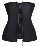 Plus Size "Clip & Zip" Waist Trainer - Triple Hook and Zippered Body Shaper!