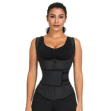 Waist Trainer Vest - Sweat Belt Fitness Trimmer ~ With Velcro & Zipper!