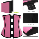 Plus Size "Clip & Zip" Waist Trainer - Triple Hook and Zippered Body Shaper!