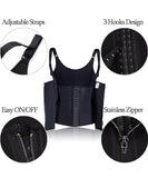 Plus Size Waist Trainer - 3 Hook Cincher with Supportive Zipper!