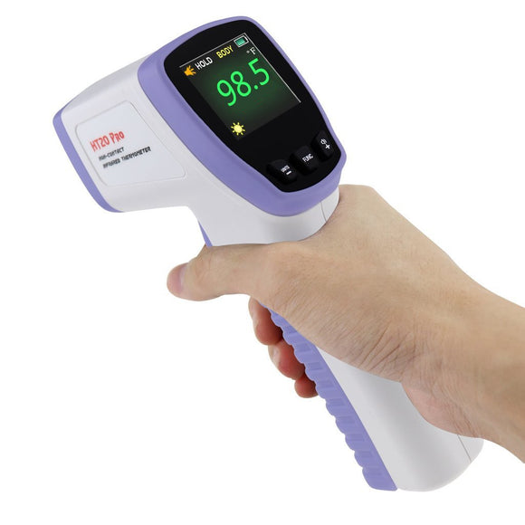 No Contact Infrared Forehead Thermometer - Fast & Accurate Fahrenheit Readings