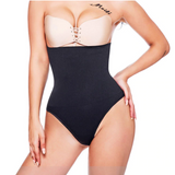 High Waisted Body Shaper Thong - Compression Tummy Control