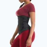 Latex Waist Trainer - Double Compression Straps with Supportive Zipper!