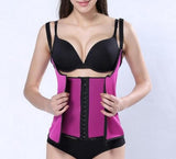 Waist Trainer Body Shaper with Supportive Zipper & 3 Hooks!