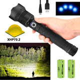 Brightest Flashlight Super Bright LED Worlds Most Powerful 90000 Lumens