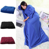 Blanket With Sleeves Wearable