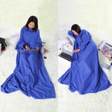 Blanket With Sleeves Wearable