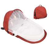 Foldable Baby Bed | Toddler Bed with Mosquito Net and Sun Protection