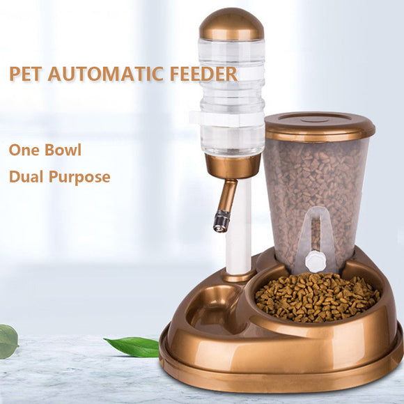 2 in 1 Automatic Dog Food Dispenser | Dog Water Dispenser