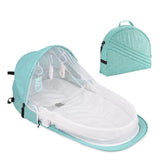 Foldable Baby Bed | Toddler Bed with Mosquito Net and Sun Protection