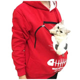 Cat Pouch Hoodie Carrier Sweatshirt