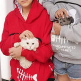 Cat Pouch Hoodie Carrier Sweatshirt