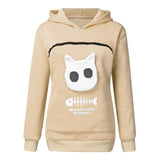 Cat Pouch Hoodie Carrier Sweatshirt