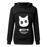 Cat Pouch Hoodie Carrier Sweatshirt
