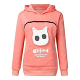 Cat Pouch Hoodie Carrier Sweatshirt