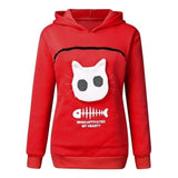 Cat Pouch Hoodie Carrier Sweatshirt