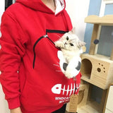 Cat Pouch Hoodie Carrier Sweatshirt