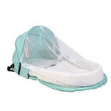 Foldable Baby Bed | Toddler Bed with Mosquito Net and Sun Protection